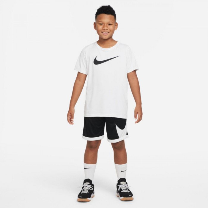 Short Nike Enfant Dri-Fit black/white/white/white image n°5