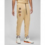 Color Beige / Brun du produit Pantalon Jordan Flight MVP sesame/off noir