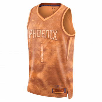 Maillot NBA Phoenix Suns 2019-20 Devin Booker 1# Blanc Association Edition  Swingman