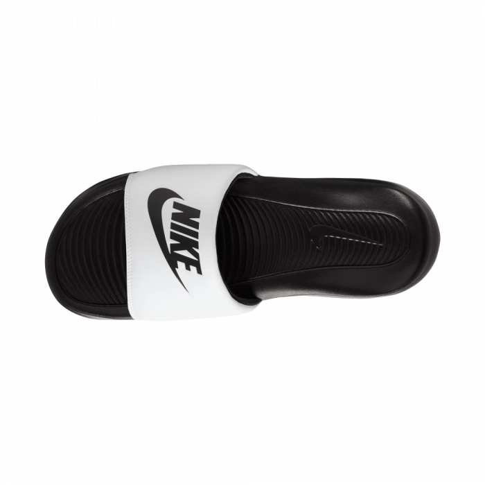 Claquettes Nike Victori One black/white image n°4