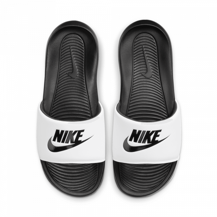 Claquettes Nike Victori One black/white image n°6