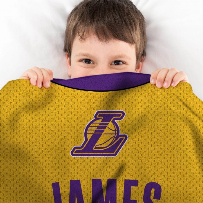 Plaid Géant NBA Lebron James Los Angeles Lakers 2m x 1,5m image n°2