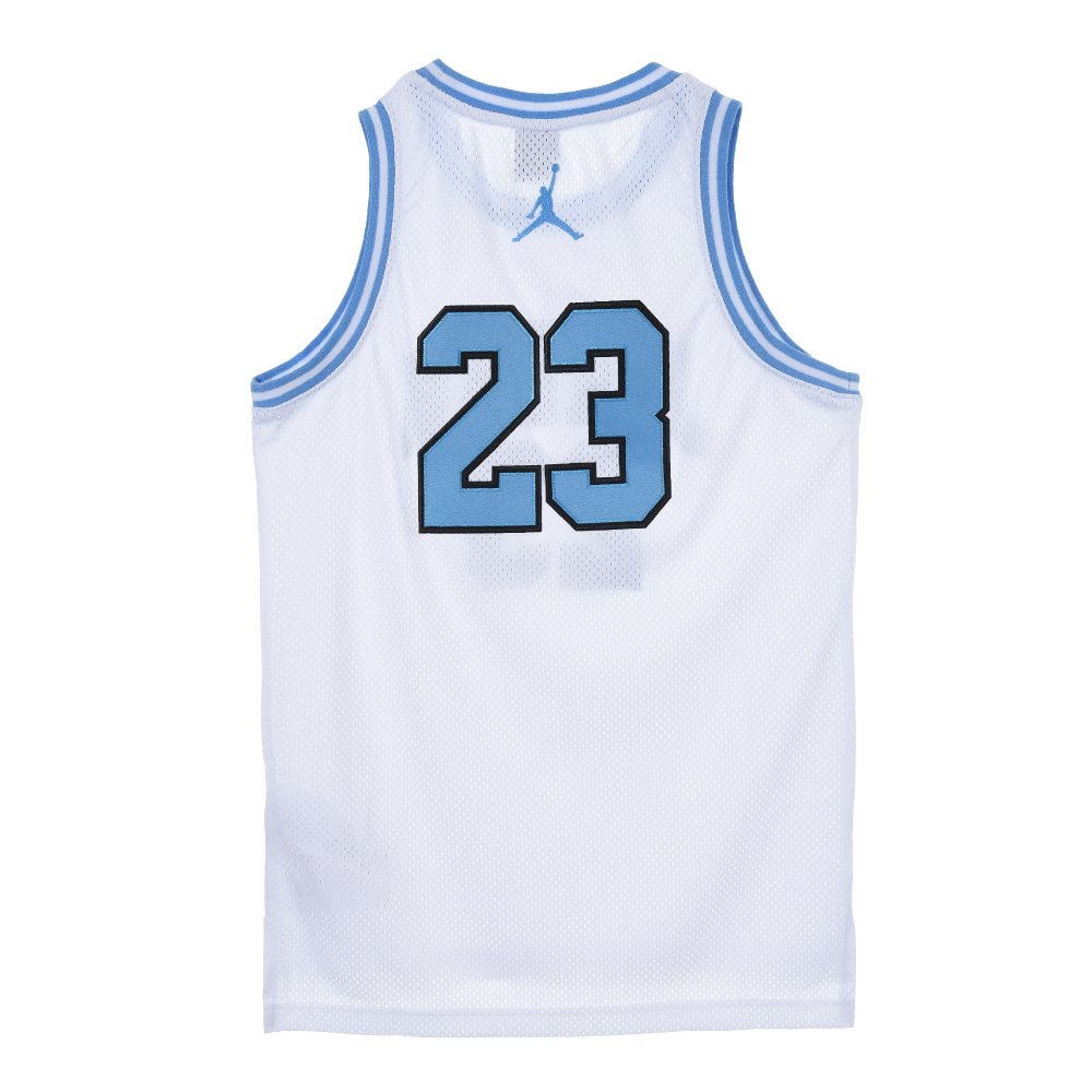 Maillot Jordan 23 Enfant white/blue - Basket4Ballers
