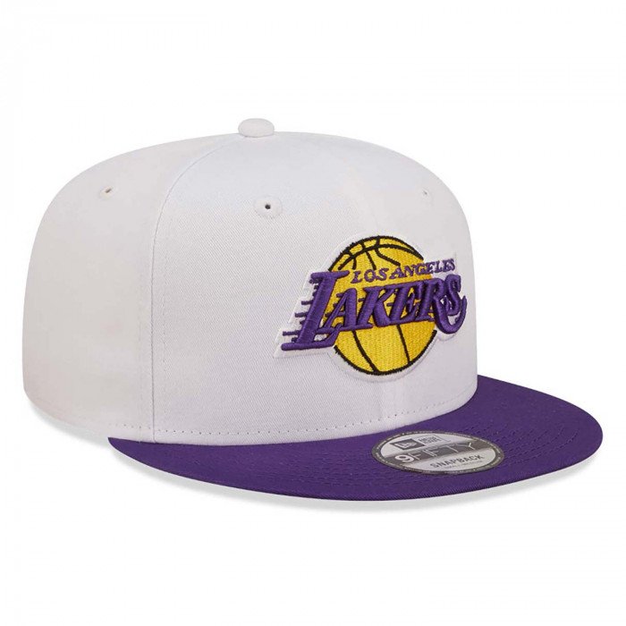 Casquette NBA Los Angeles Lakers New Era White Crown 9Fifty image n°2