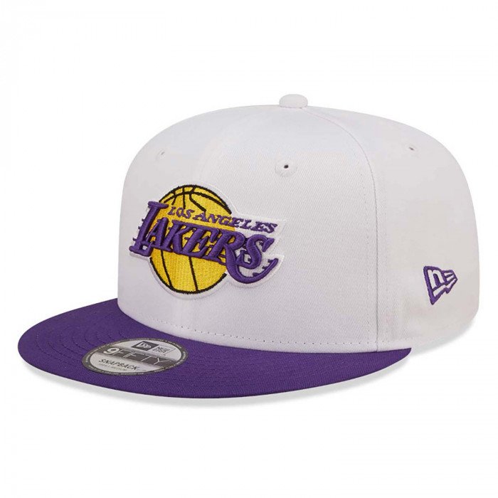 Casquette NBA Los Angeles Lakers New Era White Crown 9Fifty image n°1