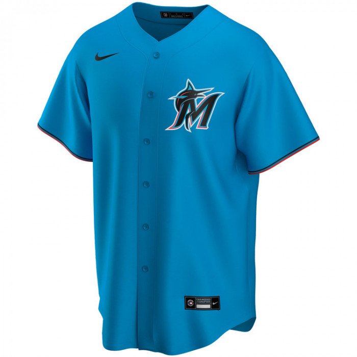 Chemise de baseball MLB Miami Marlins Nike Alternate