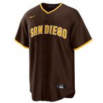 Color Black of the product Baseball Shirt MLB San Diego Padres Nike Road