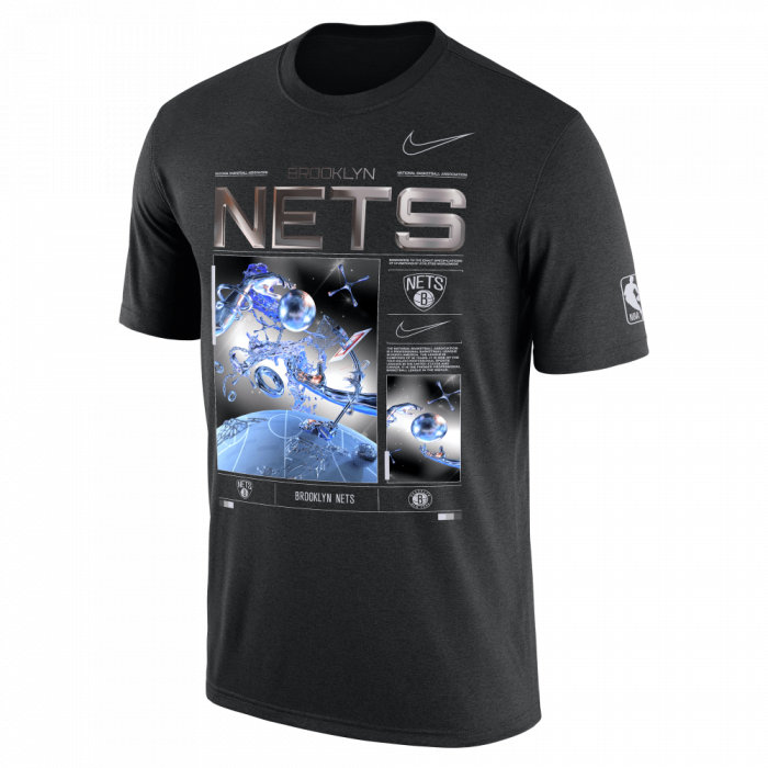 T-shirt NBA Brooklyn Nets Nike Courtside black