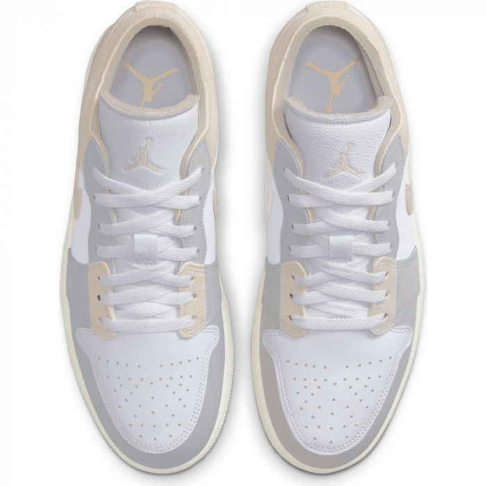 Air Jordan 1 Low Se Craft tech grey/lt orewood brn-white-sail