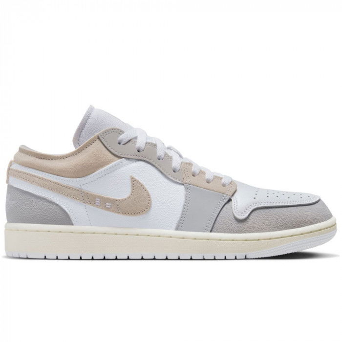 Air Jordan 1 Low Se Craft tech grey/lt orewood brn-white-sail