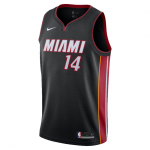 Color Noir du produit Maillot NBA Enfant Tyler Herro Miami Heat Nike Icon...