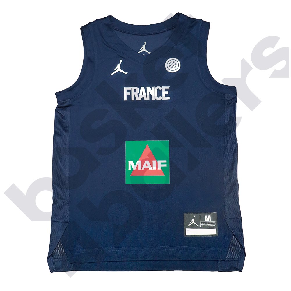 Maillot basket rétro équipe de France enfant