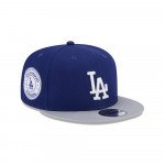 Color Bleu du produit Casquette MLB Los Angeles Dodgers New Era Side Patch...