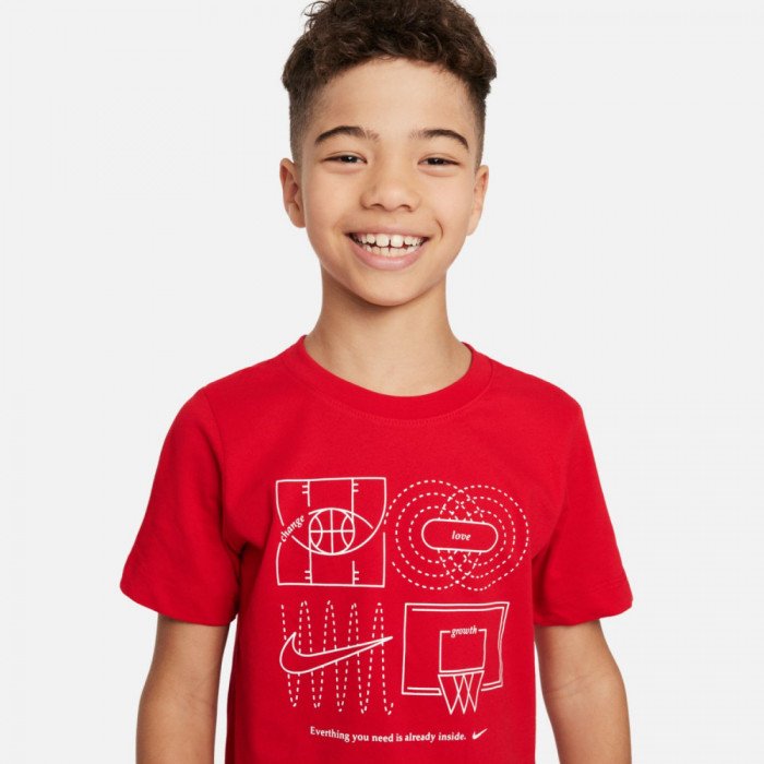 T-shirt Enfant Nike Culture Of Basketball university red image n°3