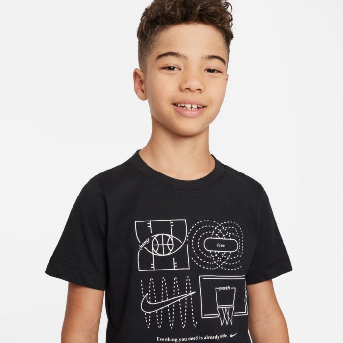 T-shirt Enfant Nike Culture Of Basketball Black image n°3