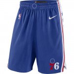 Color Blue of the product Short NBA Philadelphia 76ers Nike Icon Edition