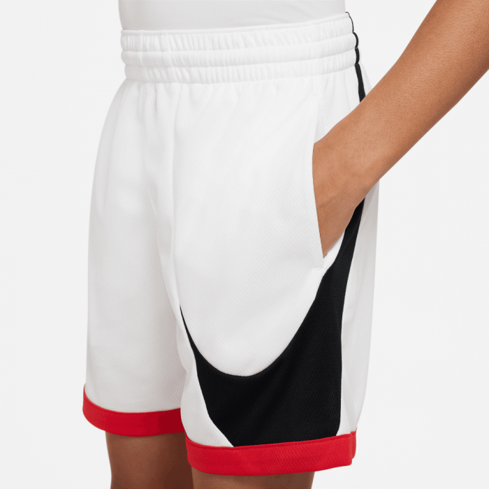 Short Enfant Nike Dri-Fit white/university red/black image n°2