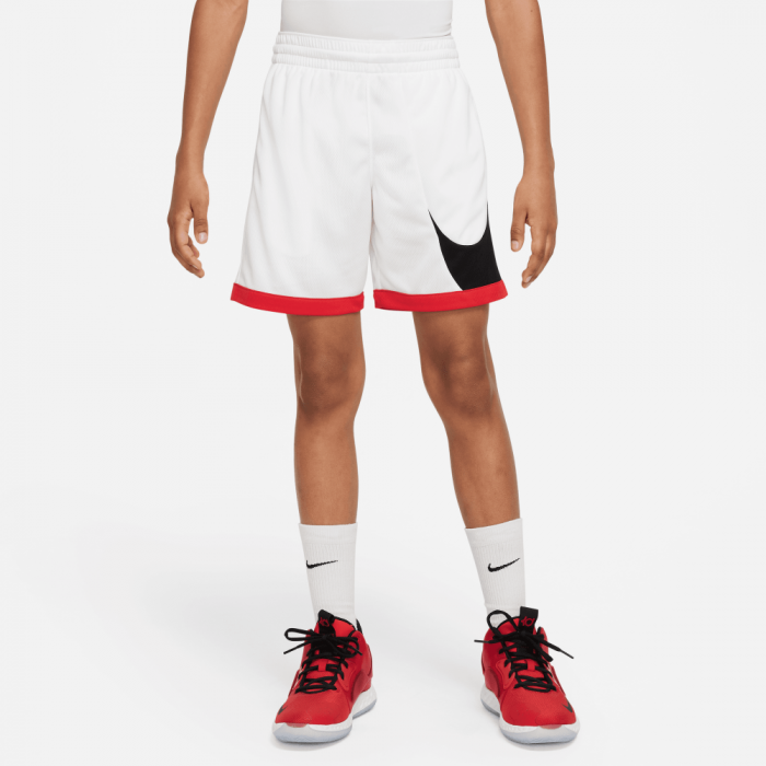Short Enfant Nike Dri-Fit white/university red/black image n°1
