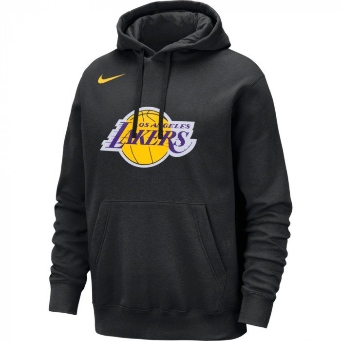 Hoody NBA Los Angeles Lakers Nike Team Logo Black