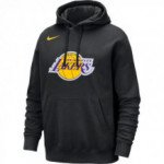 Color Noir du produit Hoody NBA Los Angeles Lakers Nike Team Logo Black