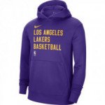 Color Purple of the product Hoody NBA Los Angeles Lakers Nike Dri-Fit Spotlight