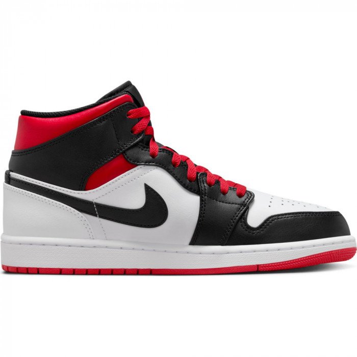 Air Jordan 1 Mid Gym Red Black Toe image n°2