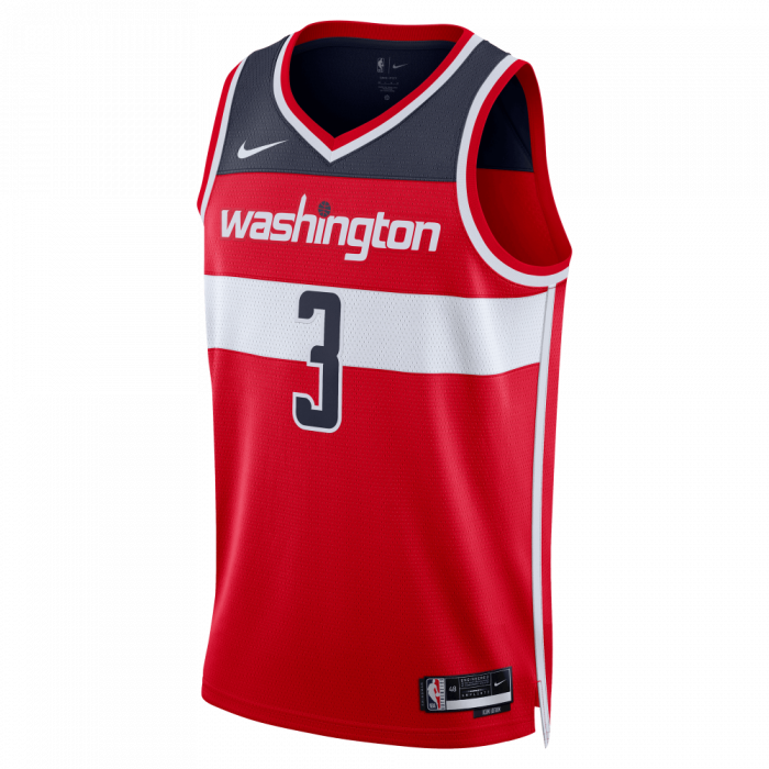 Maillot NBA Washington Wizards Icon Edition 2022/23 university red/beal bradley