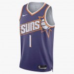 Color Purple of the product NBA Jersey Devin Booker Phoenix Suns Nike Icon Edition