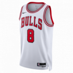 Color Blanc du produit Maillot NBA Zach Lavine Chicago Bulls Nike...