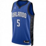 Color Bleu du produit Maillot NBA Paolo Banchero Orlando Magic Jordan...