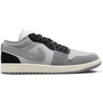 Color Black of the product Air Jordan 1 Low SE Craft Cement Grey