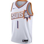 Color White of the product Maillot NBA Devin Booker Phoenix Suns Nike...