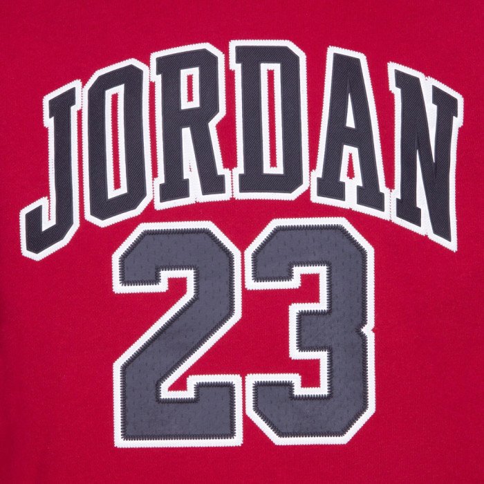 Sweat à capuche Jordan enfant numéro 23 rouge image n°5