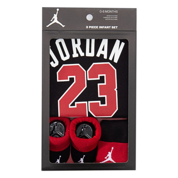Jordan 23 Jersey Hat/bodysuit/bootie Set 3pc