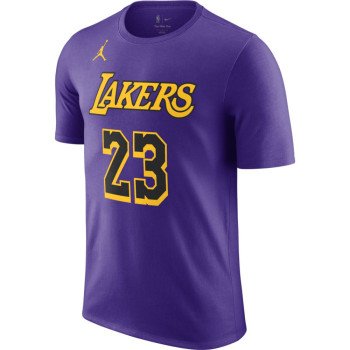 NIKE NBA Lebron James Lakers Jordan Authentic Statement Jersey SZ 44 M  Purple