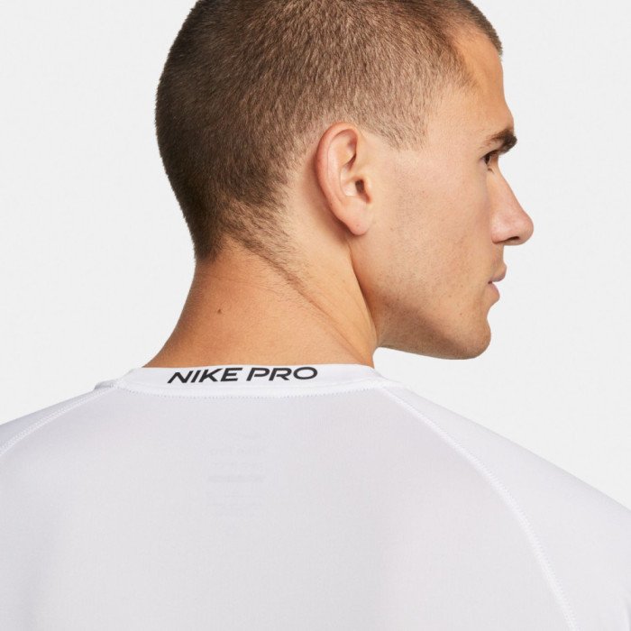 T-Shirt manches longues Nike Pro white/black image n°5
