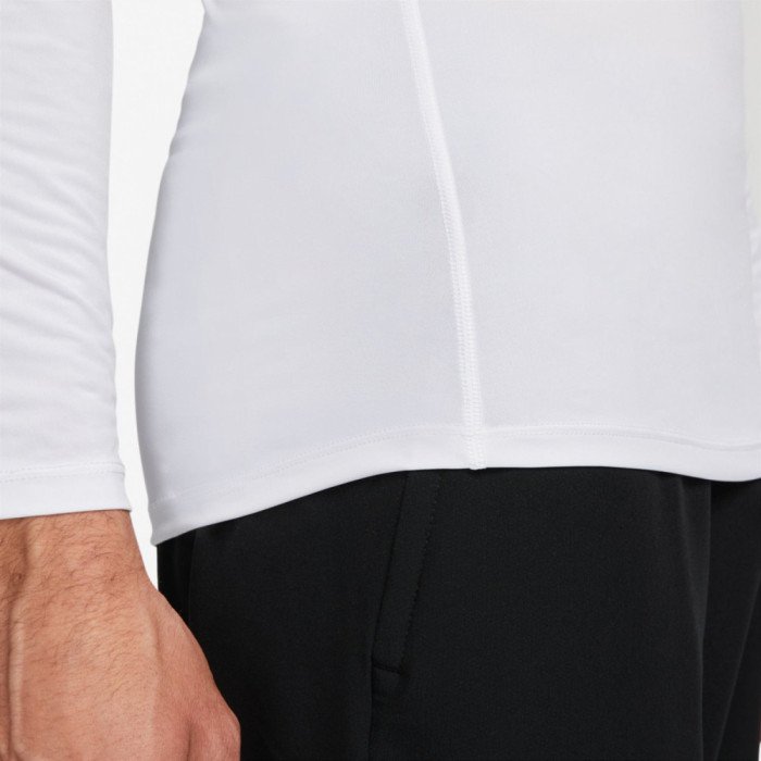T-Shirt manches longues Nike Pro white/black image n°6
