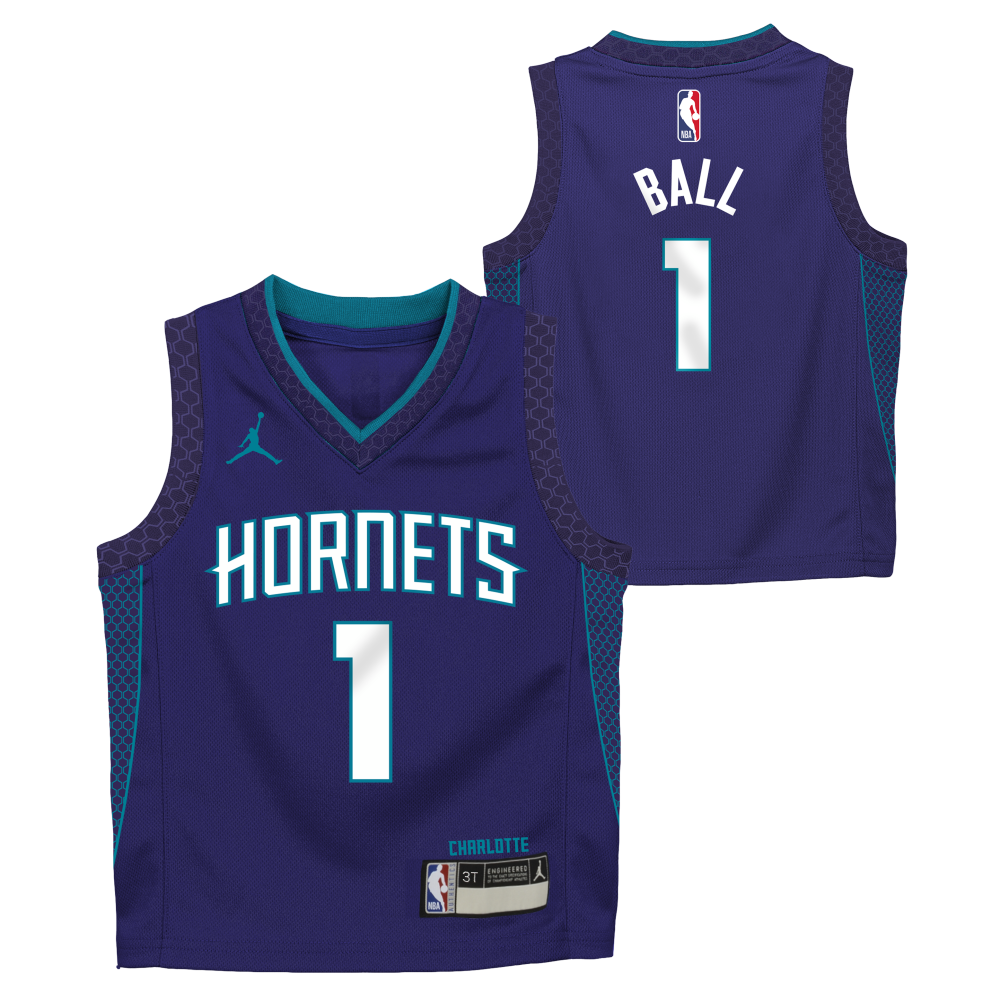 Nike Mens Lemelo Ball Hornets Icon Edition 2020 Jersey