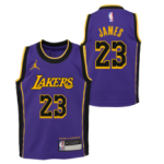 Color Purple of the product 0-7 Statement Replica Jersey P Los Angeles Lakers...