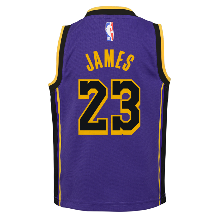 0-7 Statement Replica Jersey P Los Angeles Lakers Lebron James NBA image n°3