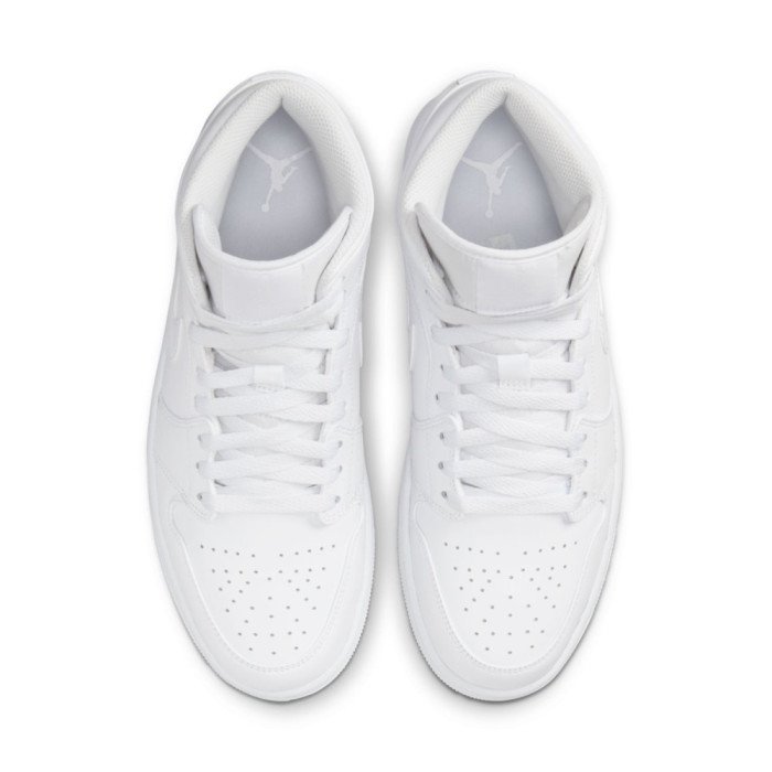Air Jordan 1 Mid white/white-white image n°4