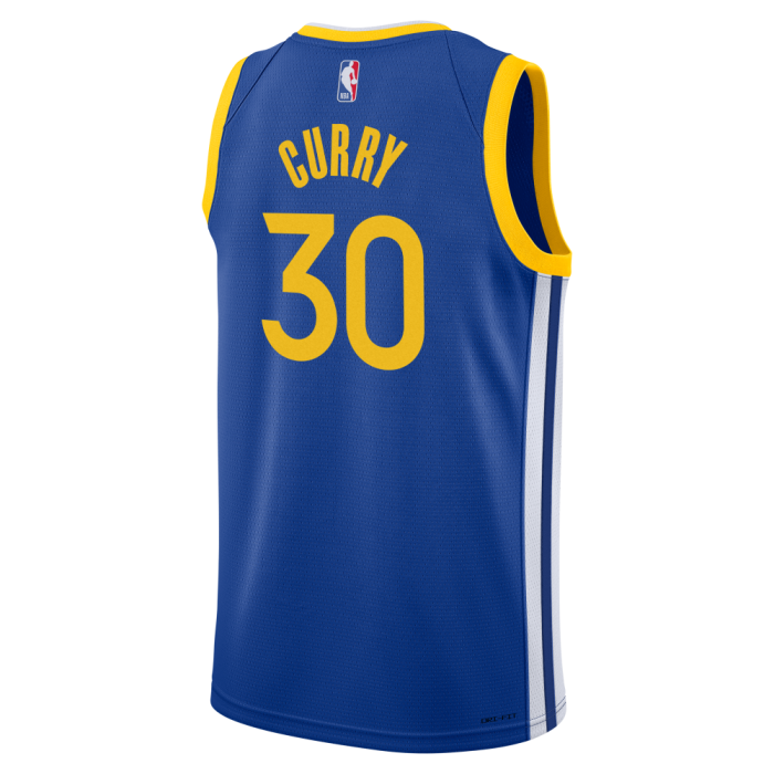 Maillot NBA Stephen Curry Golden State Warriors Nike Icon Edition Enfant image n°2
