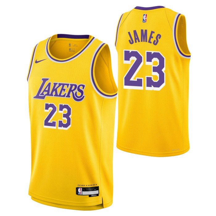 Maillot NBA Enfant LeBron James Los Angeles Lakers Nike Icon Edition 23