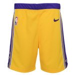 Color Yellow of the product 0-7 Icon Replica Short Los Angeles Lakers NBA