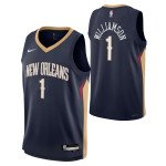Color White of the product Boys Icon Swingman Jersey New Orleans Pelicans...