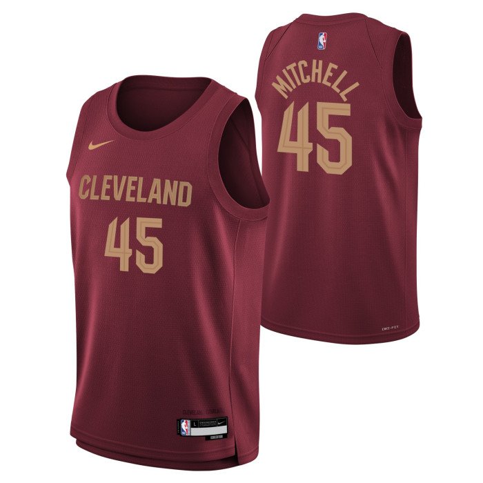 Maillot NBA enfant Donovan Mitchell Cleveland Cavaliers Nike Icon Edition