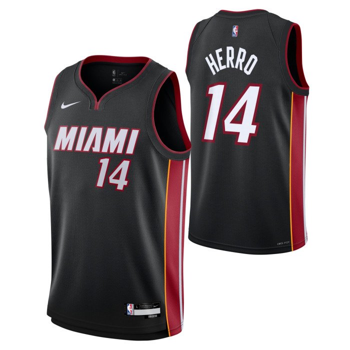 Maillot NBA Enfant Tyler Herro Miami Heat Nike Icon Edition image n°2