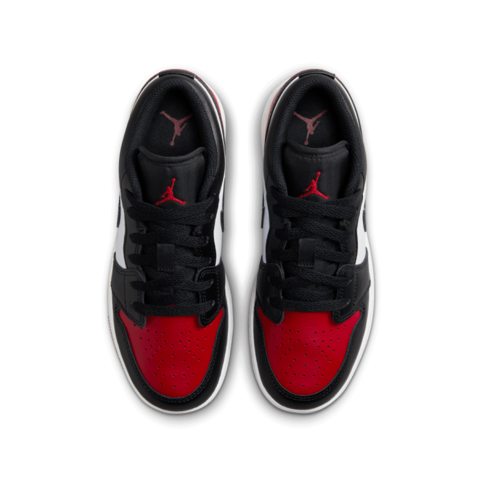 Air Jordan 1 Low white/black-varsity red-white GS image n°3