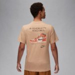Color Beige / Brun du produit T-shirt Jordan 1 Anti-Gravity Machine hemp