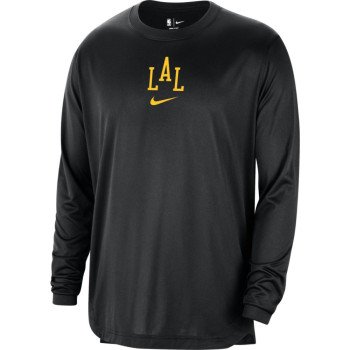 T-shirt NBA Los Angeles Lakers Nike City Edition black - Basket4Ballers